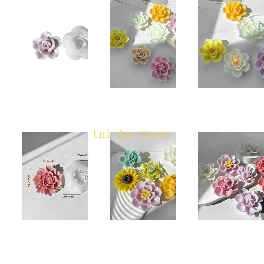 

40GB DIY Craft Molds Simulated Flower Moulds DIY Project Molds Flower Shaped