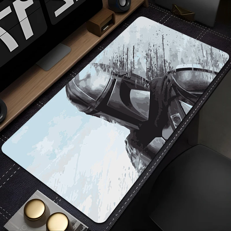 

Gaming Mouse Pad Computer Desk Mat Table Keyboard Pad S-star W-wars T-the M-mandalorian Laptop Rubber Non-slip Back Mousepad