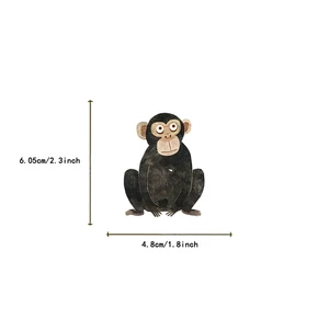 Aquarell- und Klebertiere, 50 Prozent, Abziehbilder, wasserdicht, schön, für Laptop, Telefon, Gepäck, Glas, Graffiti, Fahrrad, Auto, DIY 8 Hauptaufkleber für Schmerzen - №8