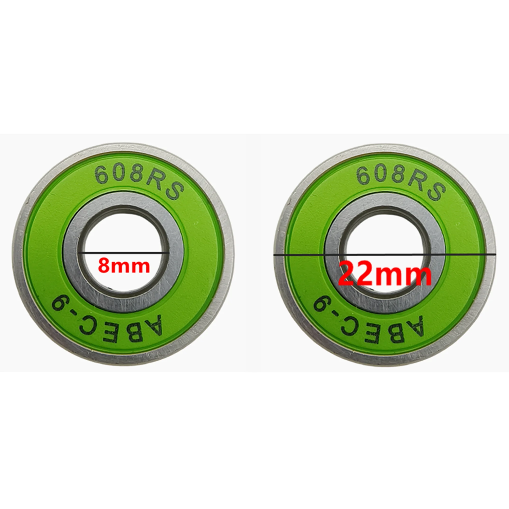 Scooter wheel 100mm 2 wheels/ lot bearings smooth quiet 110MM 90MM