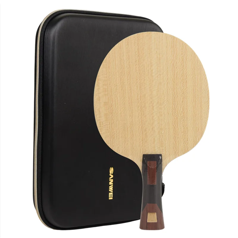 

Sanwei Super 75# PBO-Carbon Table Tennis Blade Fast Attack Offensive++ Zylon Carbon Fiber ZLC Ping Pong Racket Paddle With Case