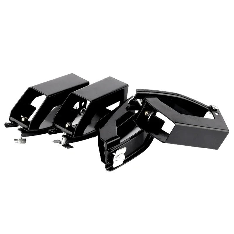 

4 Pcs Car Luggage Rack Rail Fixed Buckle Universal High Quality Metal Auto Cross Bar End Install Bracket Replacement Accessories