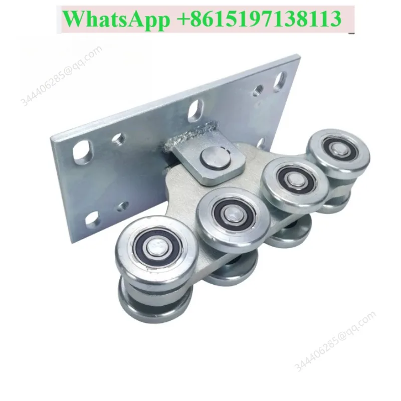 Villa courtyard suspended door iron wheel pulley load-bearing wheel eight wheels