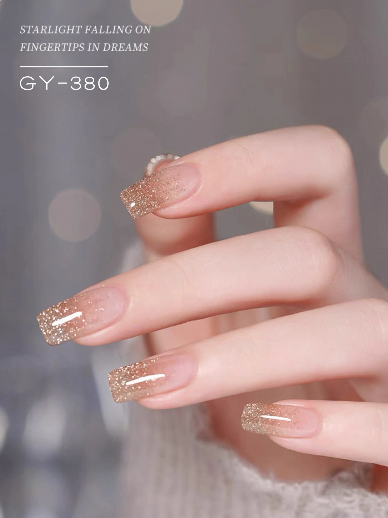 1-12 Uds. Esmalte de uñas de Gel de diamante Starlight 2025 esmalte de uñas con purpurina roja esmalte de uñas plateado más vendido uñas de otoño e invierno