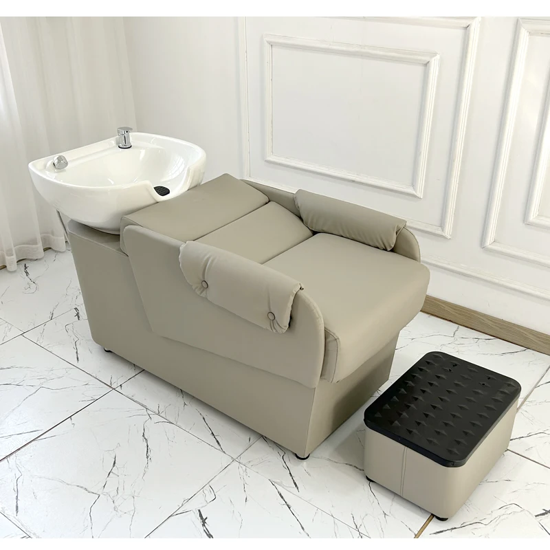 كرسي شامبو إبداعي فاخر وفريد من نوعه، كراسي شامبو حديثة وبسيطة، أثاث صالون احترافي من Sedia Parrucchiere #4