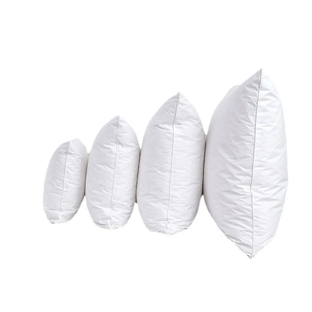 Goose Feather Stuffing Pillows Square Rectangular Down Pillow Antibacterial Sleeping Neck Protection Bed Pillow Real 100%