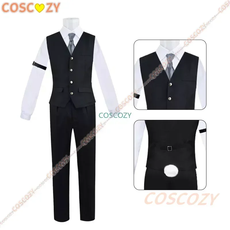 أزياء كوسبلاي لوف آند ديب سبيس زيفيا التأثيرية، بدلة أرنب للجنسين، ملابس تنكرية للعبة الرسوم المتحركة للهالوين كون للرجال