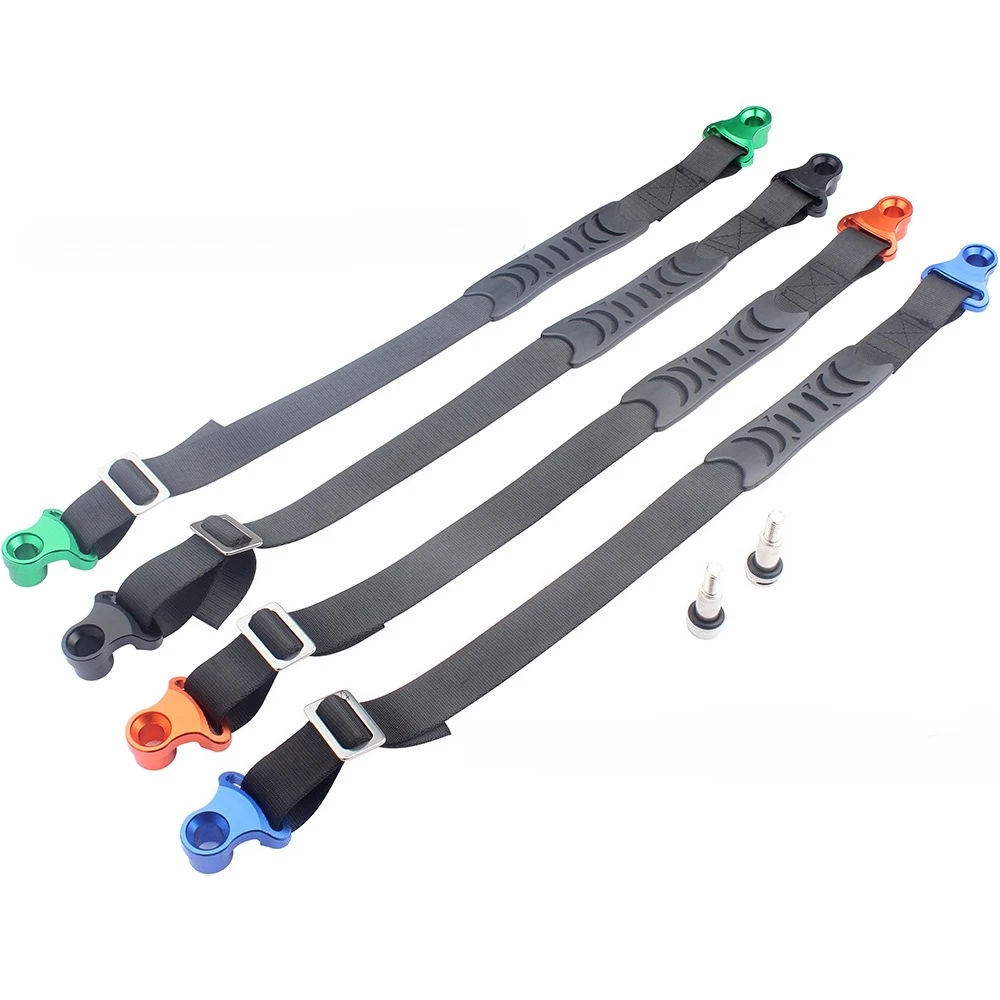Adequado para motocicletas off-road, honda, kawasaki, suzuki, yamaha cnc alça de resgate traseira, estilingue, alça de captação universal