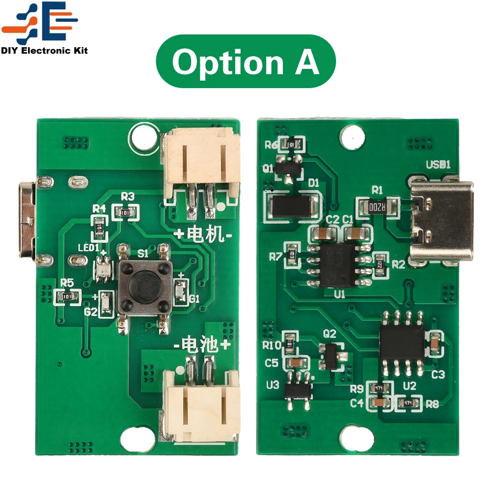 Module d'atomisation de pulvérisation à poignée DC 5V, panneau de commande de pulvérisateur électrique Rechargeable TYPE-C, Kit électronique de bricolage