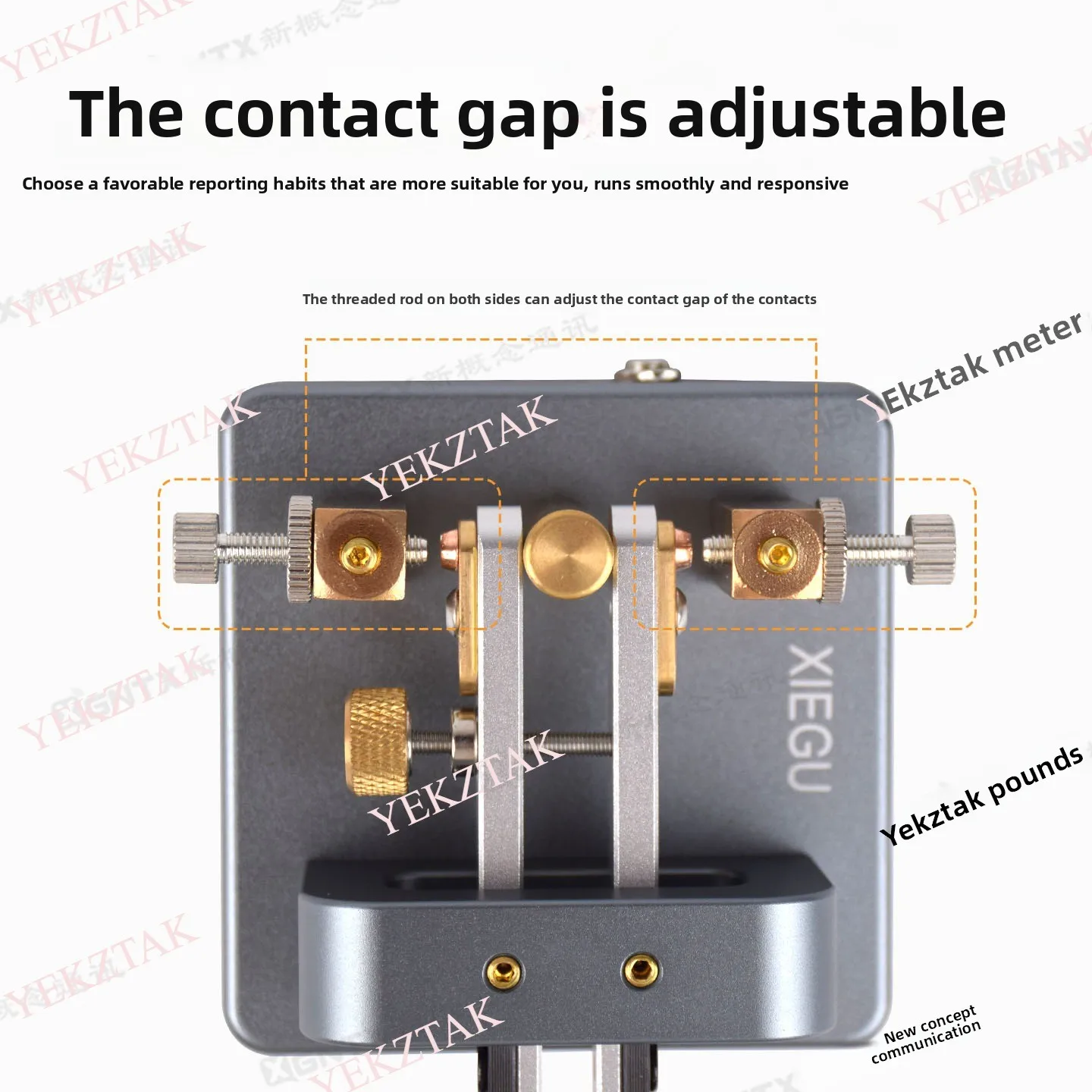 1Pcs Xiegu Electric Key VK-6 Short Wave Wireless Automatic Key