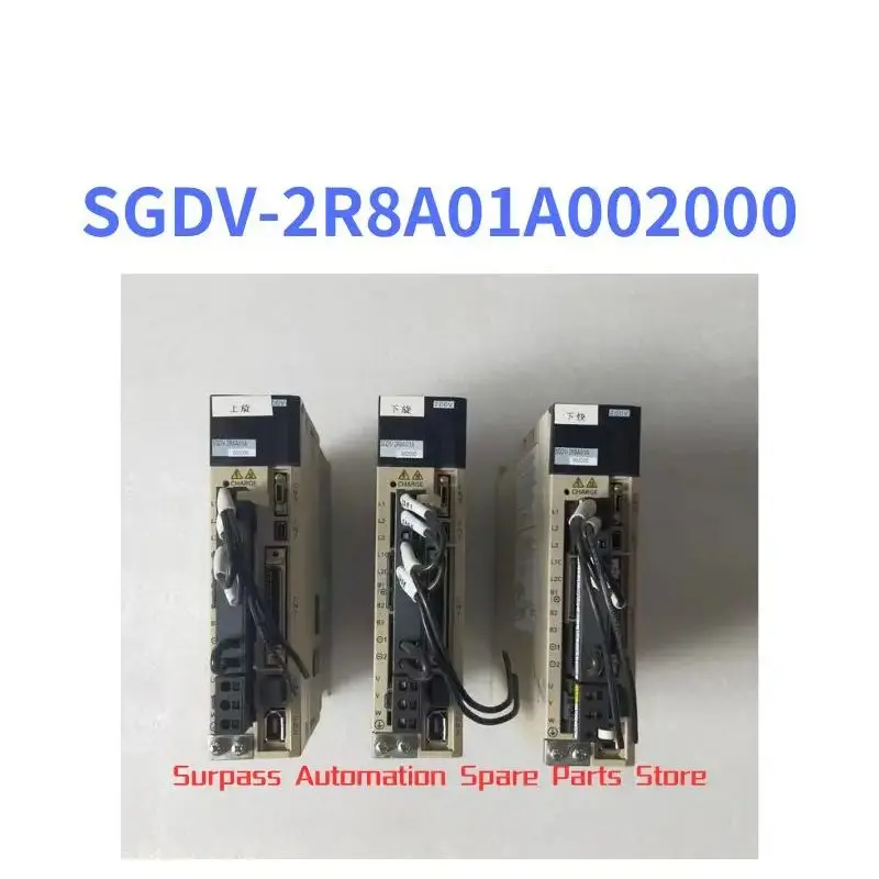 Second-hand SGDV-2R8A01A002000 servo drive 400W, function tested and in good condition