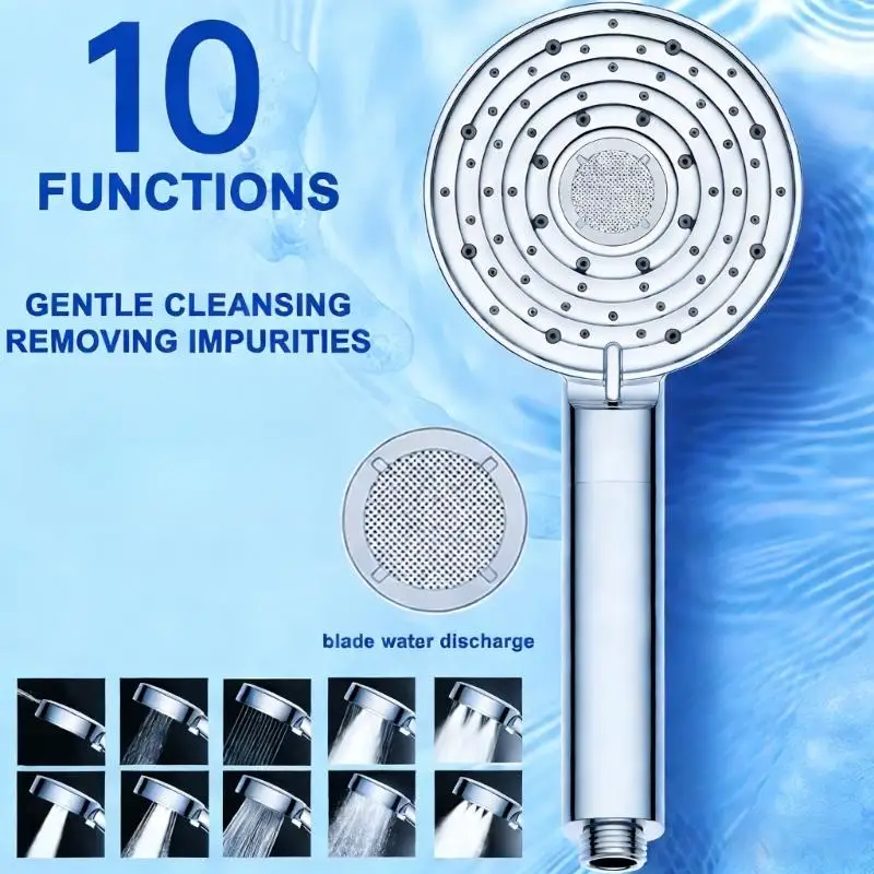 

R9UF 10-функциональная технология усилителя душевой насадки, экономящая воду при низком давлении воды