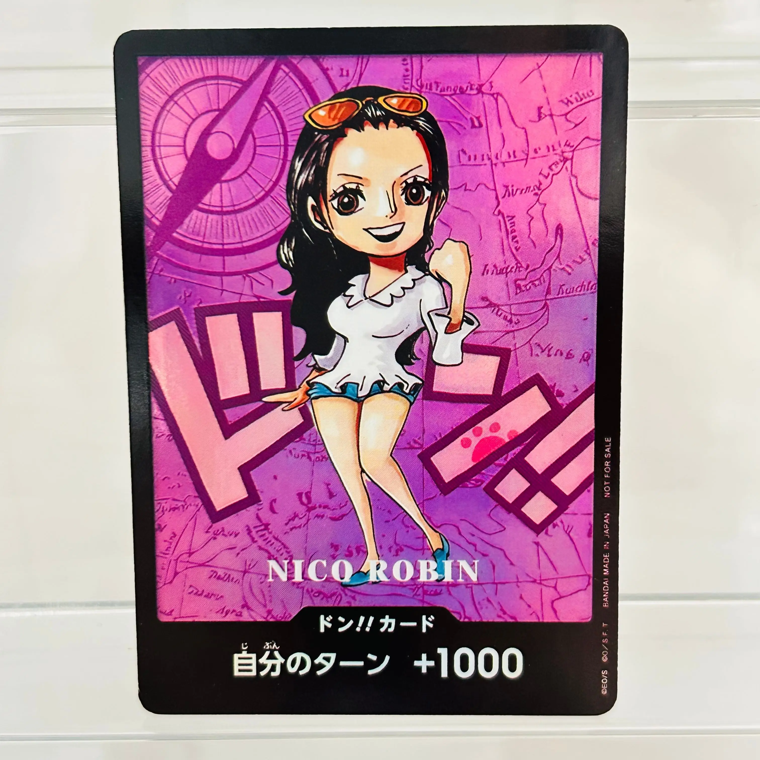 

One Piece Nico Robin Japanese DIY Card with Holographic Texture, Perfect Condition Premium Anime Collection Card