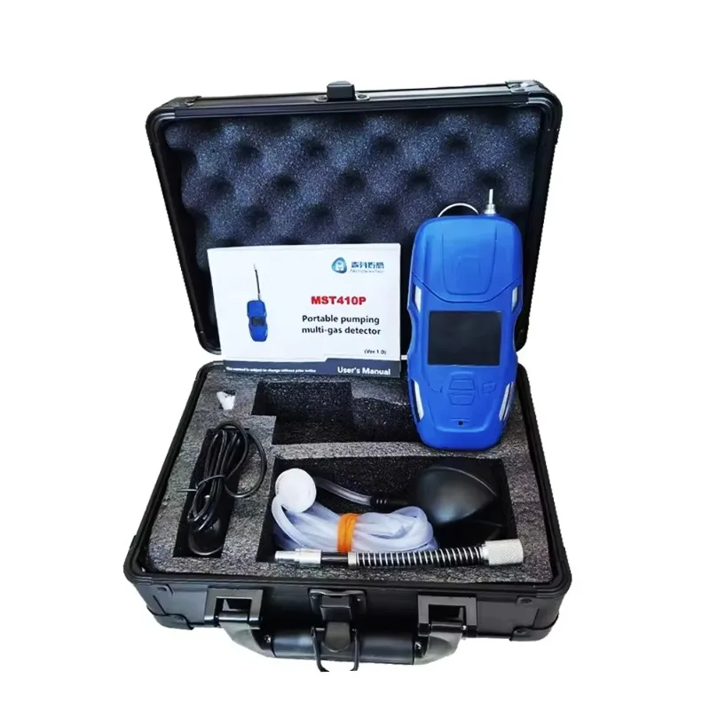 MST 410P Sterke en duurzame draagbare multi CO/O2/H2S/LEL gaslekdetector CO-analysatoren in plaats van XT II