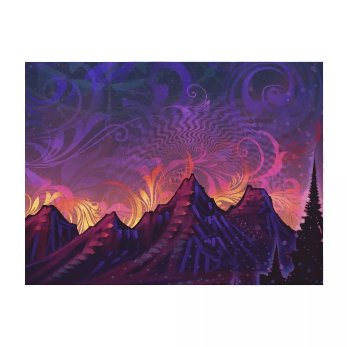 

Mycelia Luna Throw Blanket Soft Winter beds christmas decoration wednesday Blankets