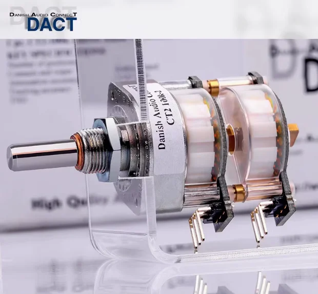 

Оригинальный стерео шаговый потенциометр DACT 24, сделано в Дании, 10K 50K 100K 250K