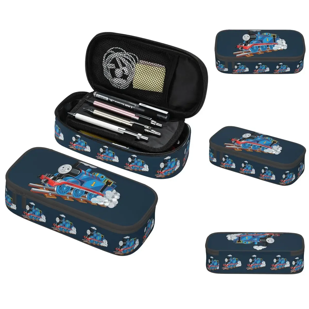 Thomas The Train Federmäppchen für Jungen und Mädchen, Geschenke, Stiftbox, Bleistiftbeutel, Schreibwaren, Stifthaltertasche
