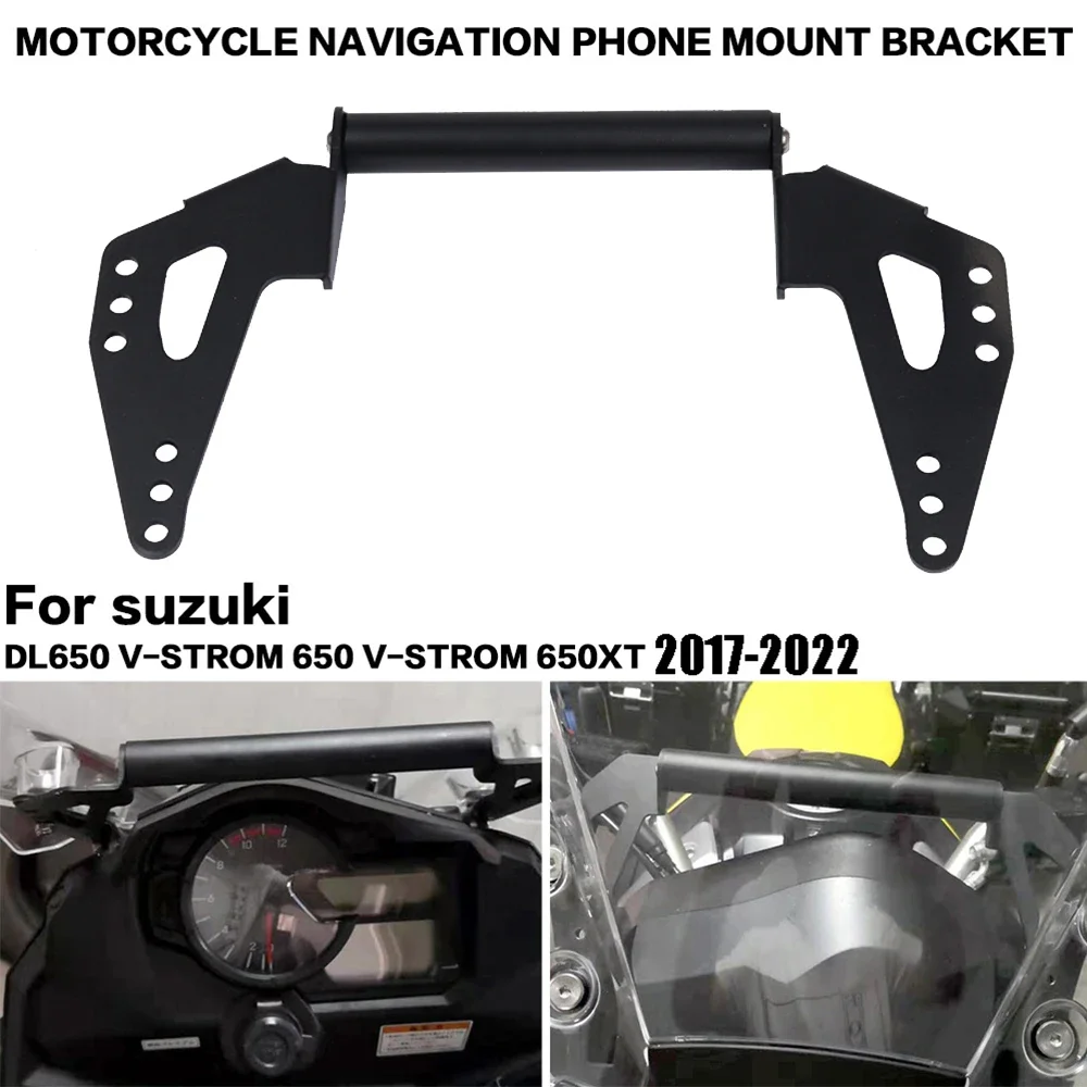 For SUZUKI DL650 Vstrom 650 XT 650XT V-strom DL 650 Motorcycle Accessories Phone Holder Stand GPS Navigation Plate Bracket