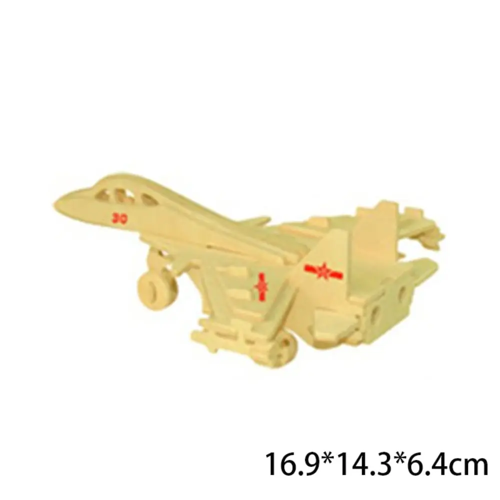 Wooden Model Airplane 3D Craft Wood Tabletop Decors Airplanes Jigsaw Buildadultsdiy Kit Handicraft Plane Puzzlekits Desktop