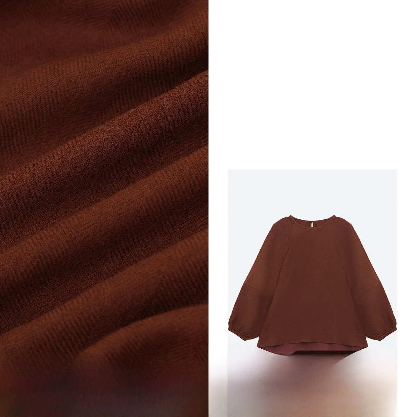 

Свободный повседневный вязаный свитер с круглым вырезом и длинными рукавами для женщин, весенний, красный, модный, в уличном стиле, стандартный крой, шерстяной.