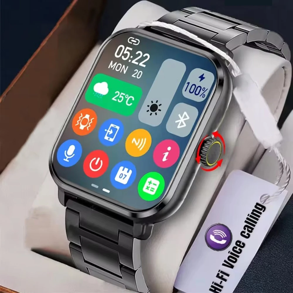 Neue Smart Uhr Für Xiaoni Uhren 1,83-zoll HD Display Bluetooth Anruf Nachricht Alarm Musik Sport Modus Smartwatch männer Frauen Geschenk