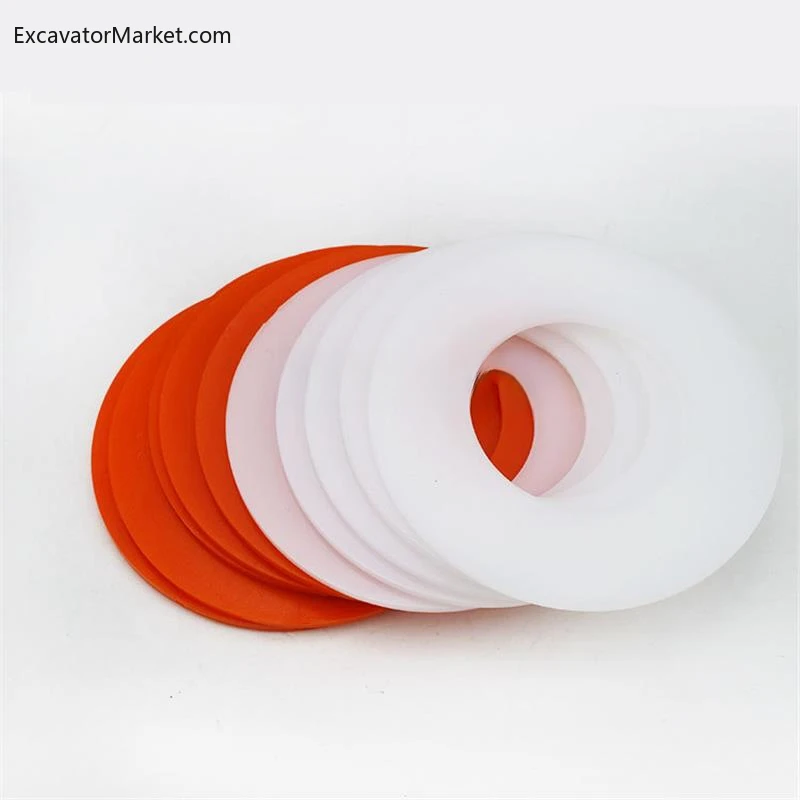 

For high quality Excavator accessories Hitachi wear-resistant nylon gasket round thick plastic bucket shaft gasket