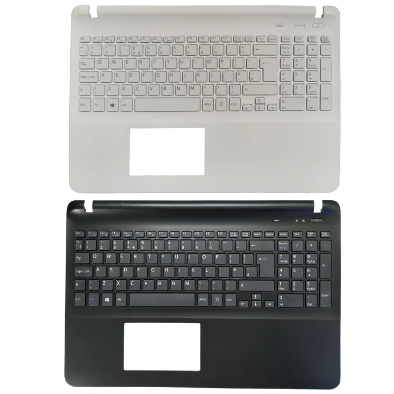 UK laptop keyboard FOR SONY SVF152C29V SVF152A29U SVF152C29U SVF152C29W SVF152C29X SVF152A29L SVF152C29L with palmrest upper