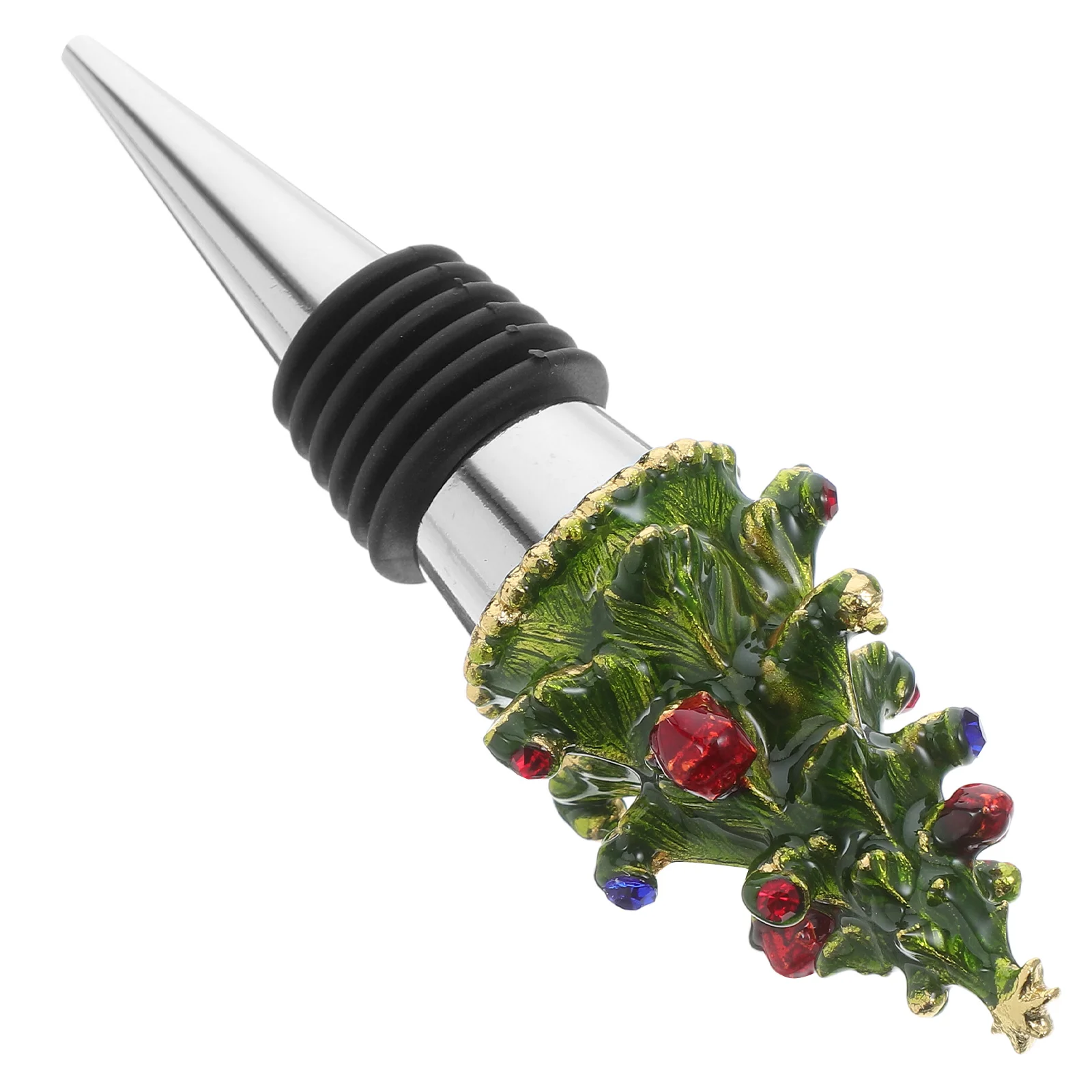 

Enamel Christmas Series Bottle Stoppers Tree Bottles Decorative Drinking Flasks Glass Bulk