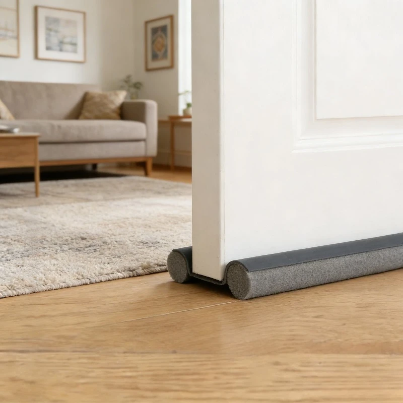 Waterproof Door Guard Wind Blocker Flexible Door Sealing Strip Window Weather Strip Noise Reduction Dust Blocker Sealer Stopper