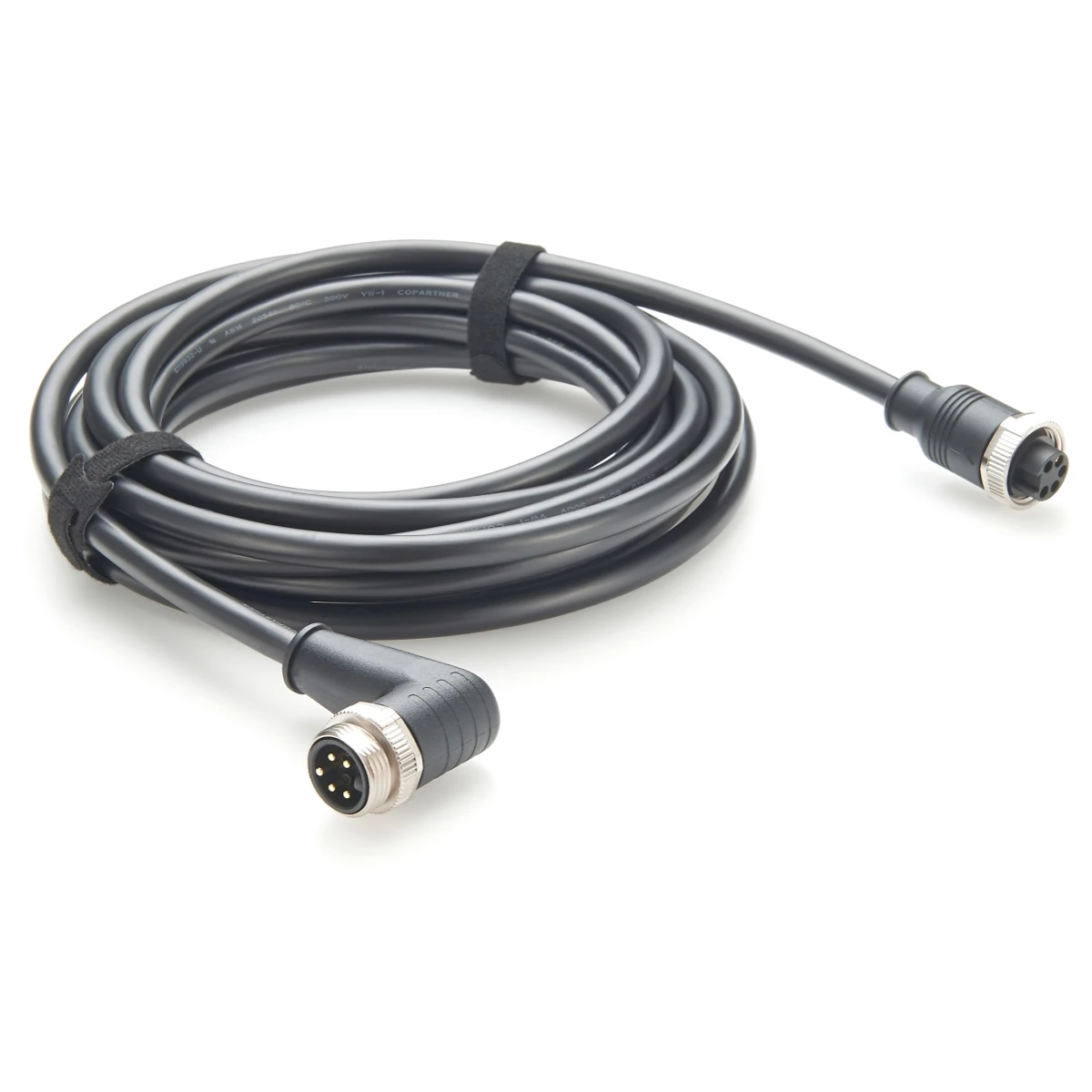 

Right Angle Mini-Change 7/8" 5 Pin Male to Female Extension Cable IP67 Minifast 7/8"-16UN Industrial Power DeviceNet Cable