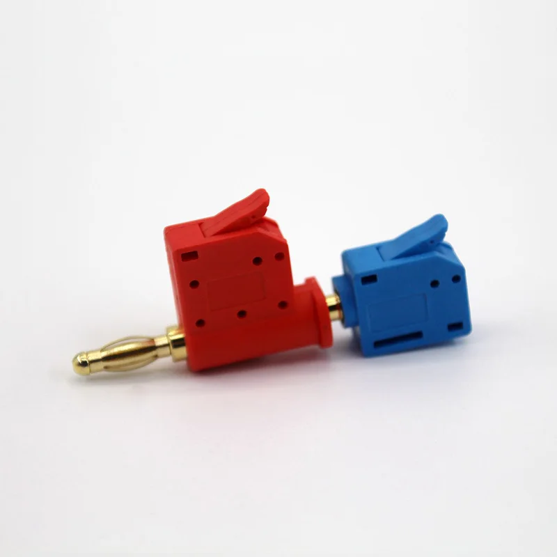 

4MM Stackable Banana Plug High Current Wire Connector Lantern Head Gold-plated Or Nickel Plated Power Testing Instrument Plug