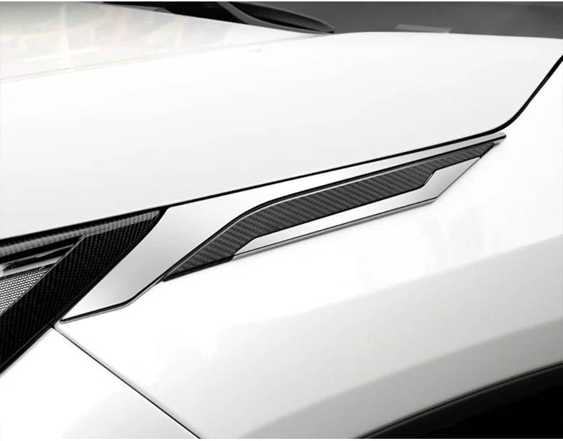 Für Toyota RAV4 XA50 2019 2020 2021 2022 2023 2024 2025 Hybrid Auto Blatt Bord Dekoration Auf Shark Gills Seite trim Streifen Aufkleber – Detail 1