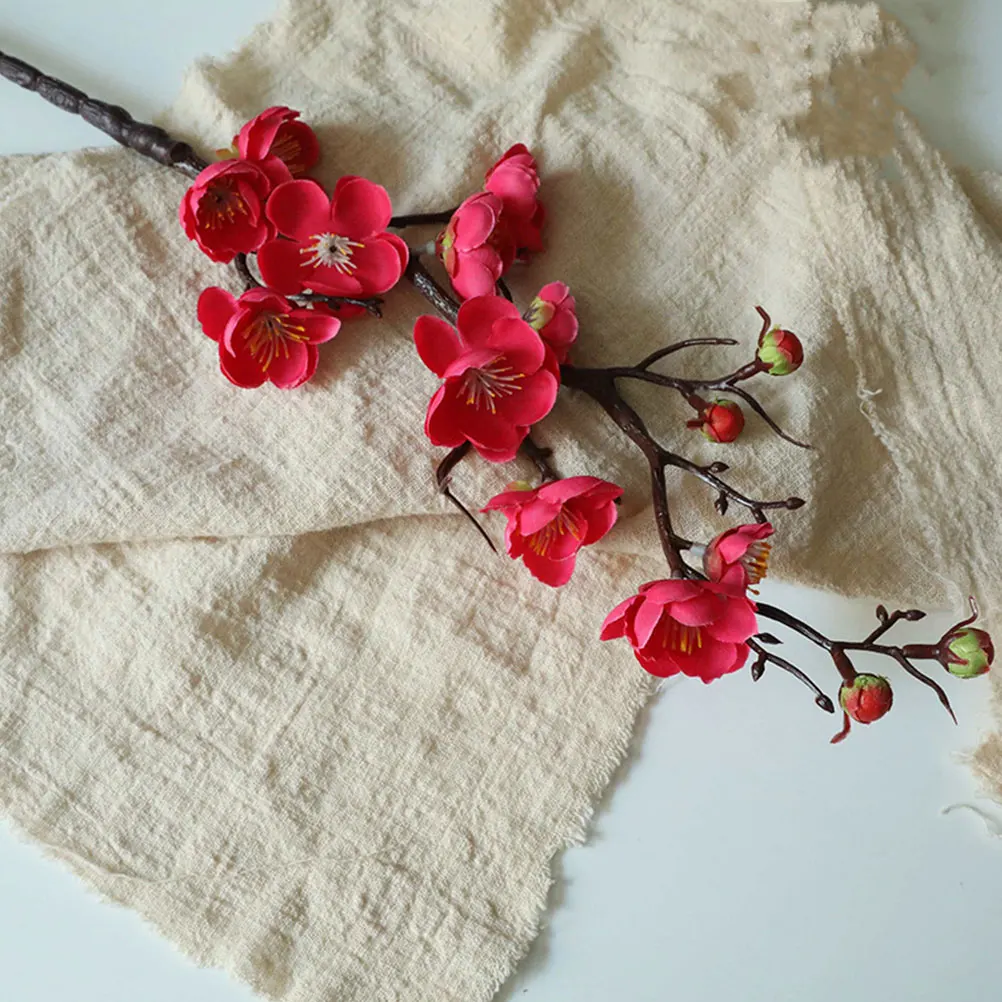 

4Pcs Simulated Wintersweet Flower Fake Flowers Silk Material Artificial Plant Decoration for Home Party