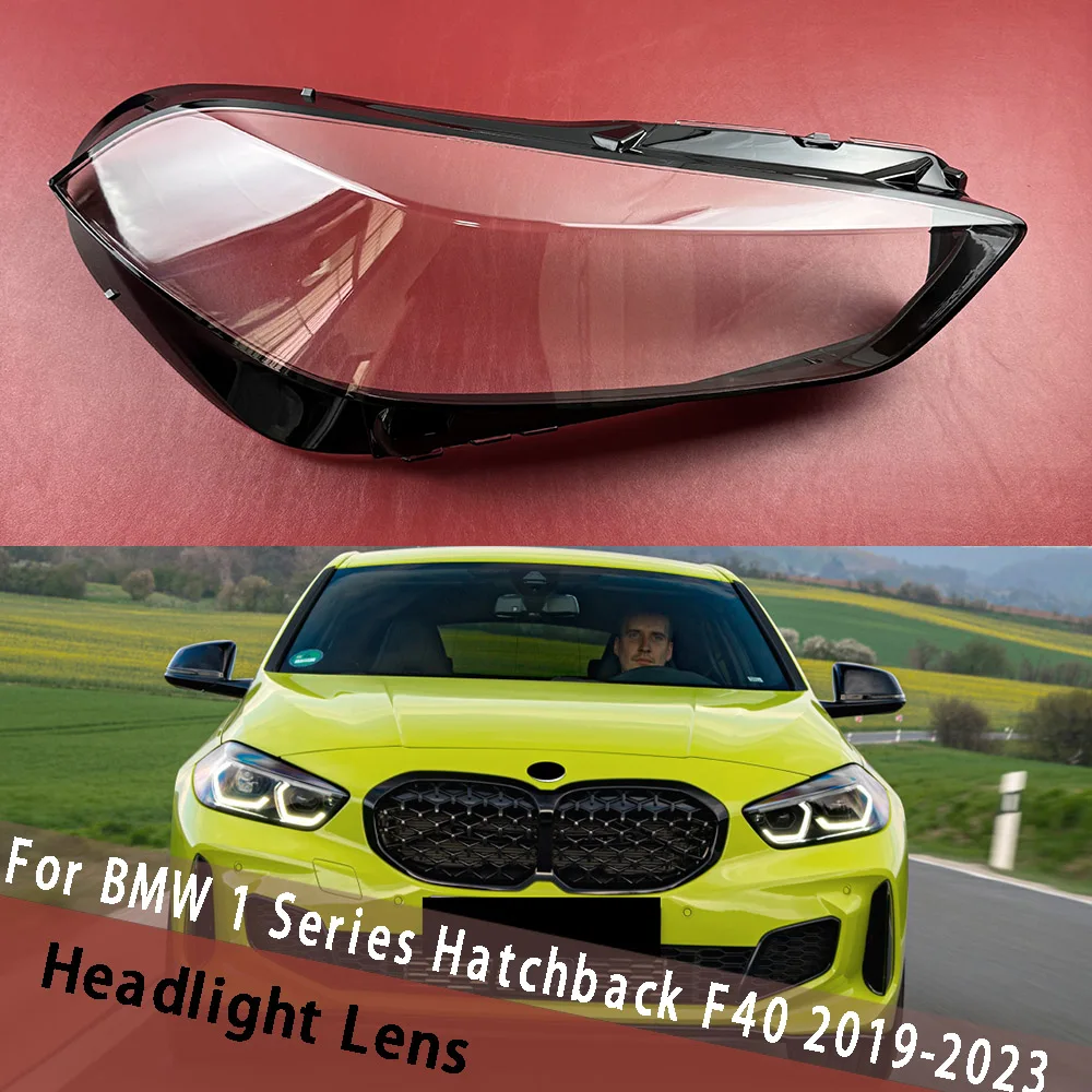 

For BMW 1 Series Hatchback F40 2019-2023 Headlight Caps Transparent Lampcover Cover Headlamp Housing Lampshade Lamp Shell Lens