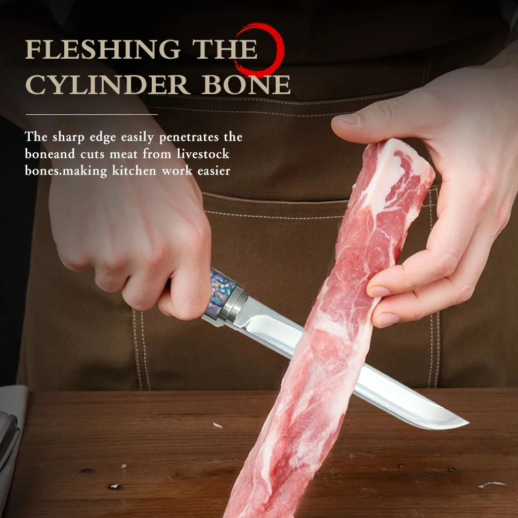 Hand Forged Japanese Kitchen Multi Functional Knife The Kitchen Knife Features Extremely Sharp Blades for Cutting Meat and Fruit