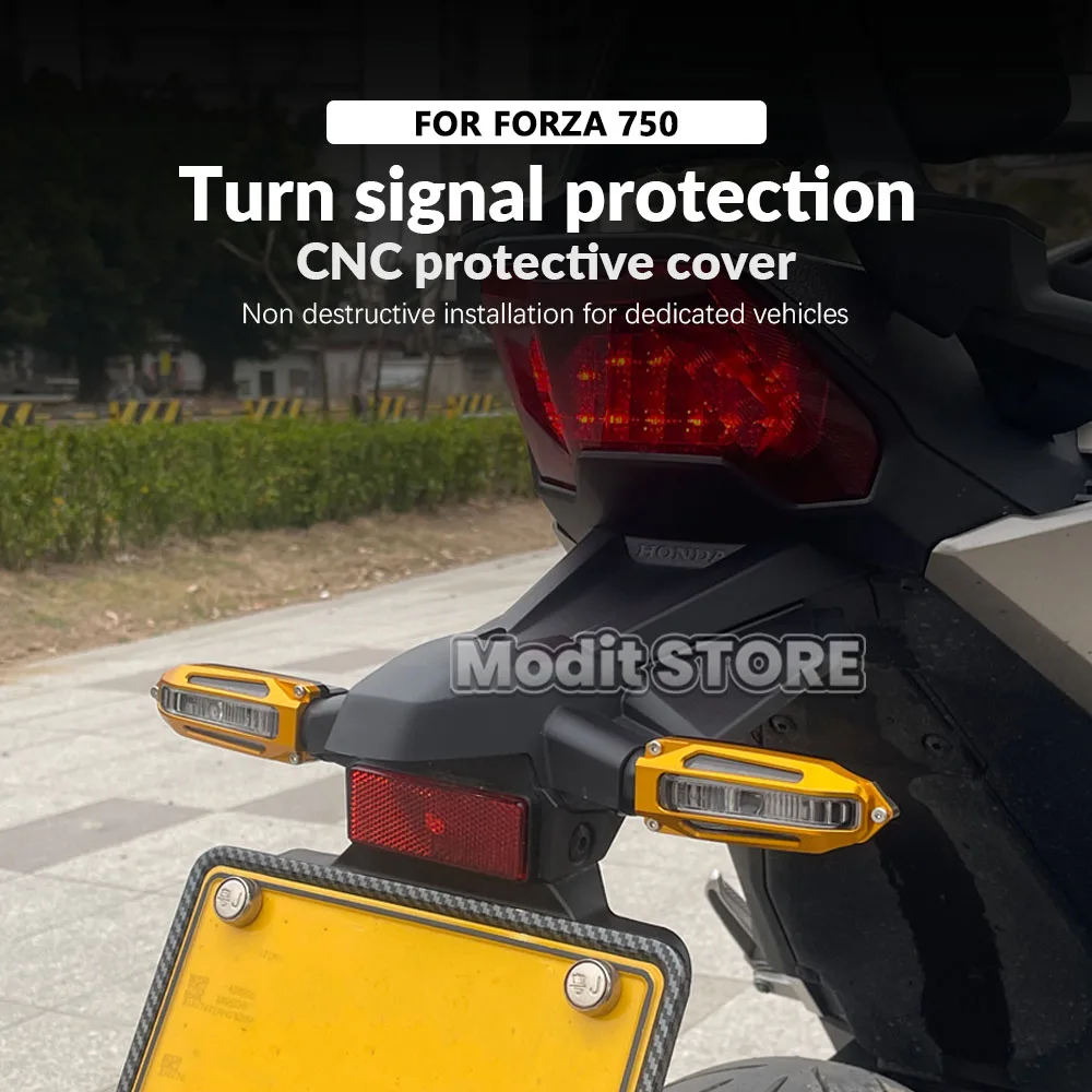 For HONDA FORZA 750 Forza750 2017 18 19 20 21-2026 Motorcycle CNC Aluminum Holder Rear Steering Light Protection Shell Cover