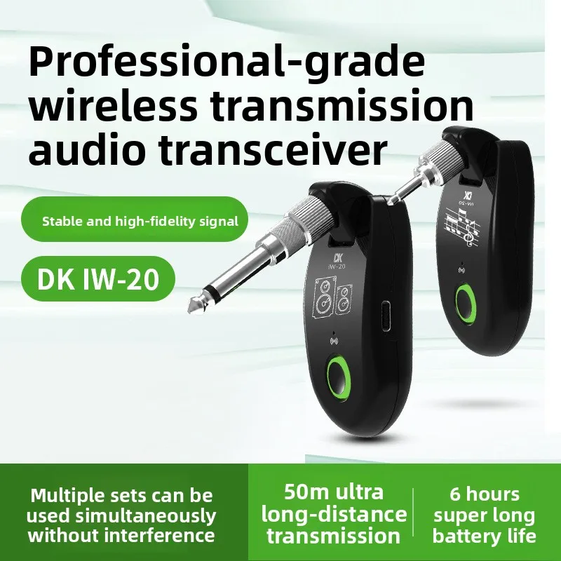 Musical Instrument Wireless Audio Transmitter Receiver Electric Guitar Bass Transceiver Musical Instrument Accessories