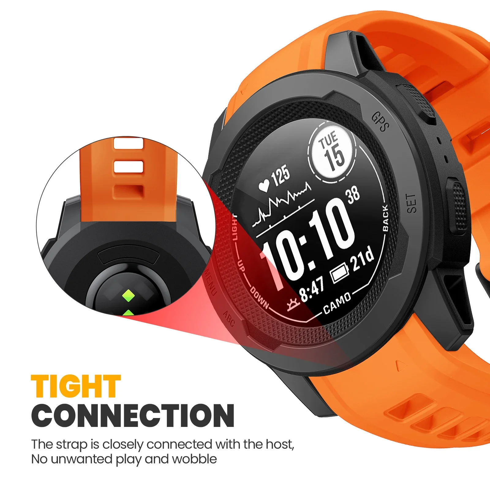 ForGarmin Soft Silicone Strap Fashion 20mm 22mm Watch Band Bracelet For Instinct 2S Replaceable Rubber Wristband Instinct 2 Belt