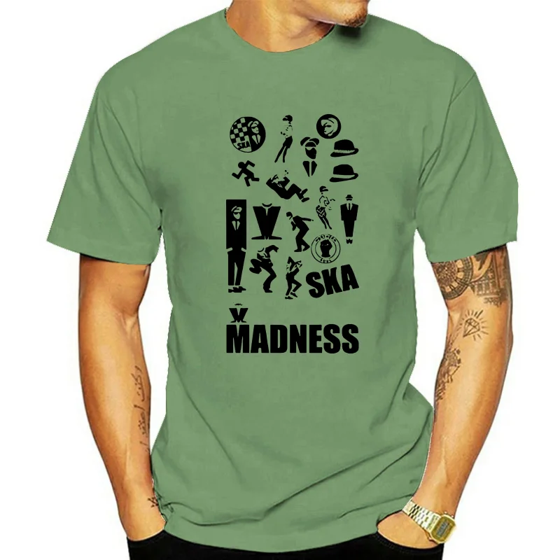 Madness One Step Beyond English Band Ska Album T-Shirt Vest Top Men Women Unisex Style Round Tee Shirt