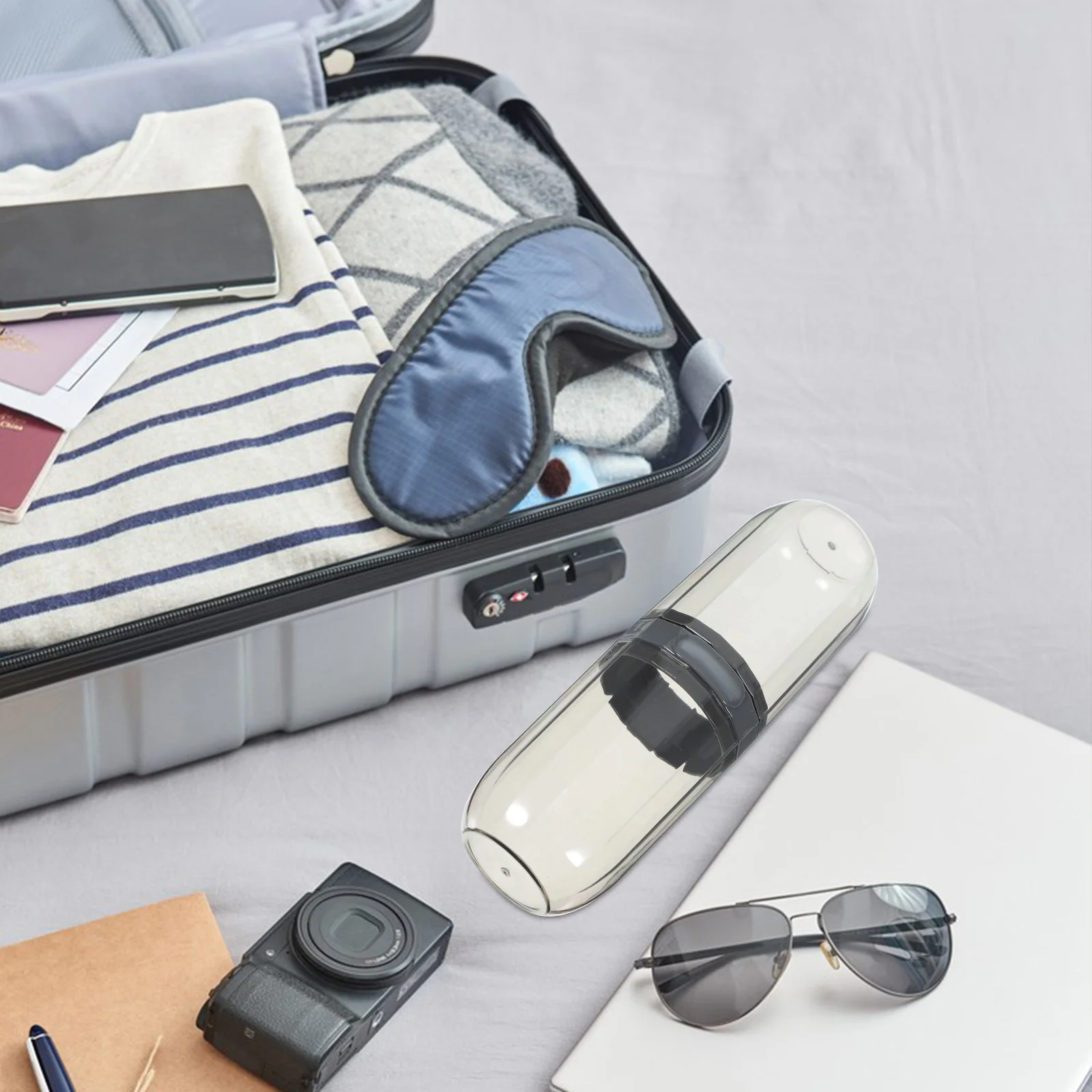 حقيبة فرشاة أسنان محمولة للسفر، منظم خفيف الوزن للاستخدام المنزلي والمدرسة في الهواء الطلق، حامل فرشاة أسنان للسفر #5