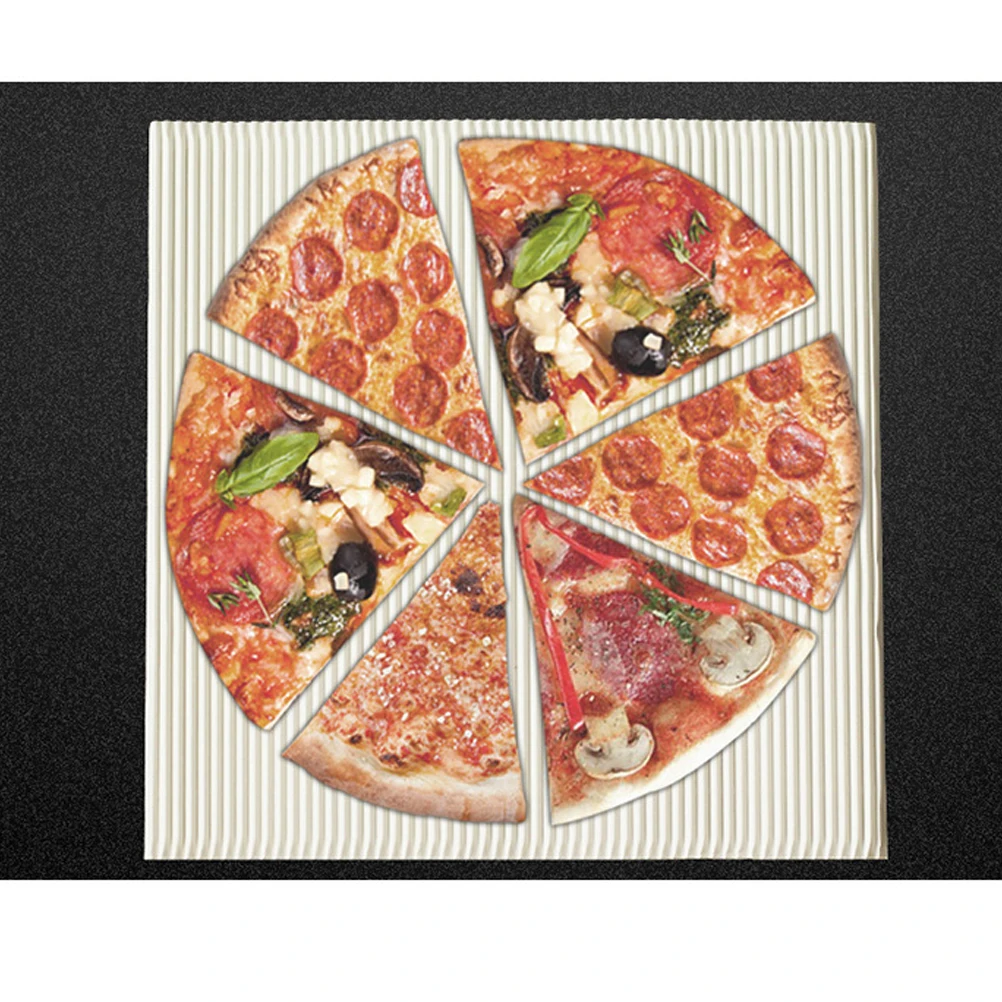 

8 Corrugated Tray Corrugated Paper Trays For Baking Oil-Proof Pizza Paper Pads Restaurant Use
