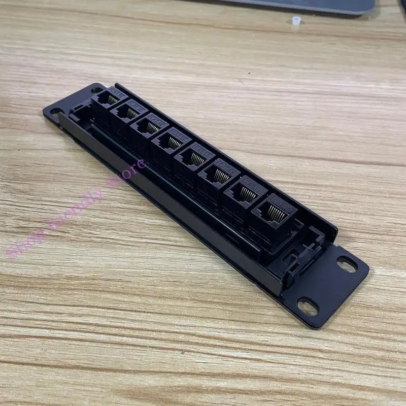 594A 8 Port Cat5e RJ45 Патч патч-патч с монтажным кронштейном для разъем Keystone