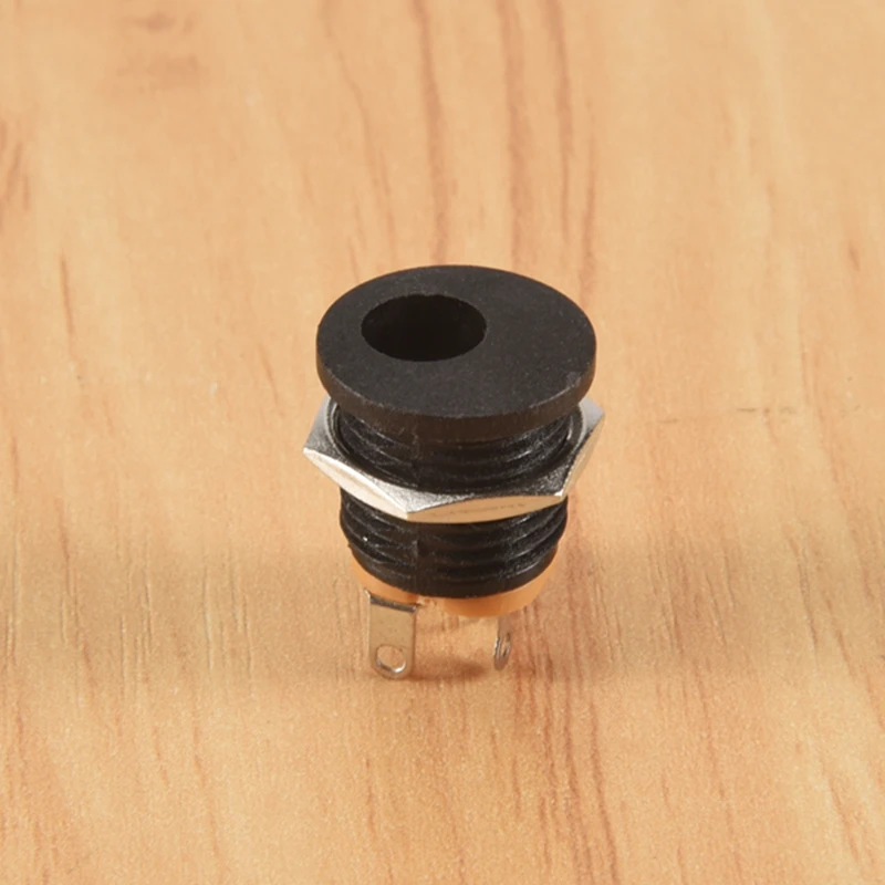 10 Pcs Panel Mount 2.1X5.5Mm Power Jack DC Socket