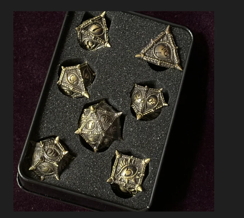 

Детали для набора металлических детали D20 D6 для подземей и дракона D & D COC ролевая игра кости Pathfinder настольная игра с металлическими жестяными играми Dragon Eye