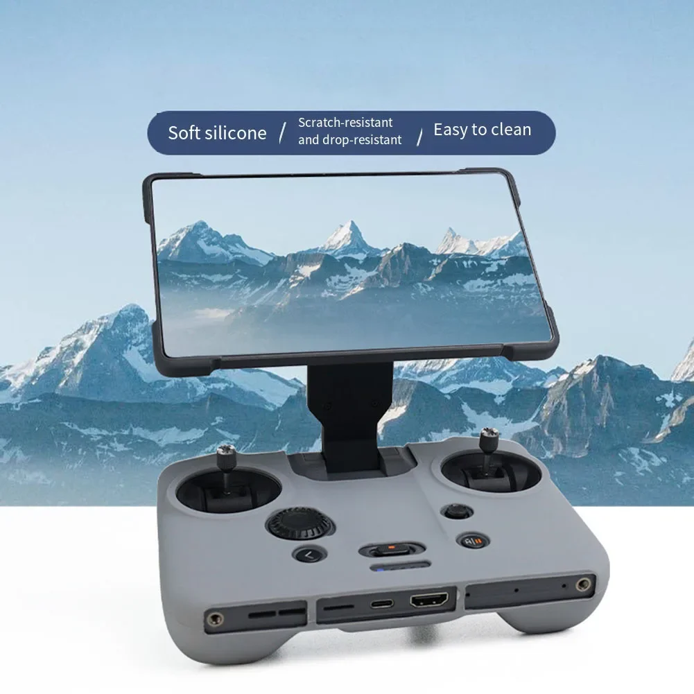 

Silicone Remote Controller Protective Case For RC Pro 2 For Mavic 4pro Solid Color Remote Control Anti-Collision Sleeve