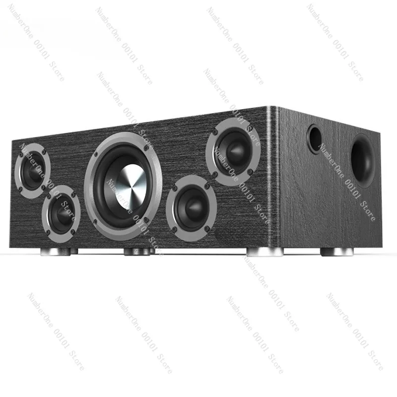High Power Bluetooth Conference Speaker Home Active HiFi Audio System Heavy Bass Subwoofer Karaoke K Song Combo Sound Box for