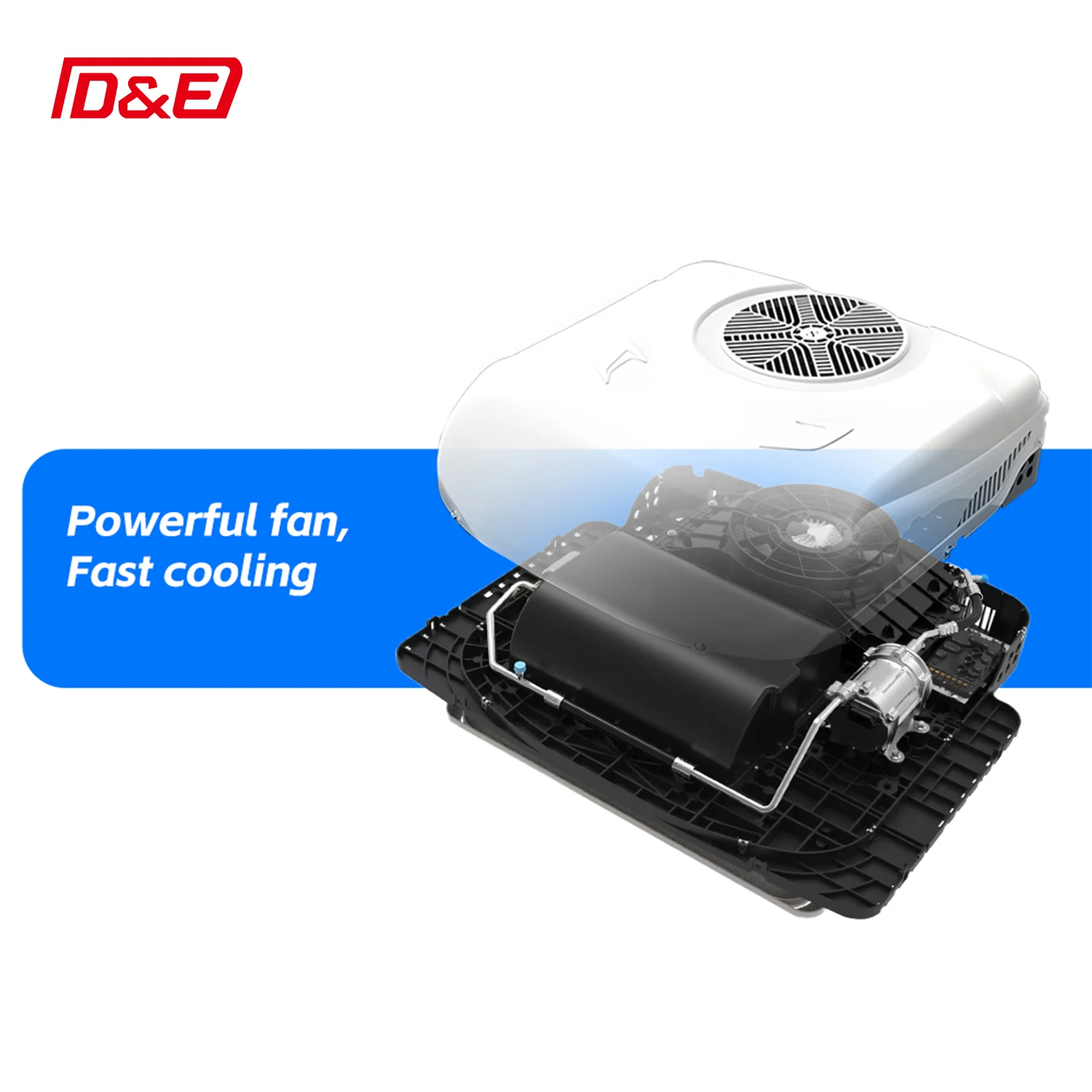 تيار مستمر 12 فولت 24 فولت على السطح التيار المتناوب وقوف السيارات مكيف الهواء ل RV قافلة متنقل تخييم شبه شاحنة برودة ذروة #1