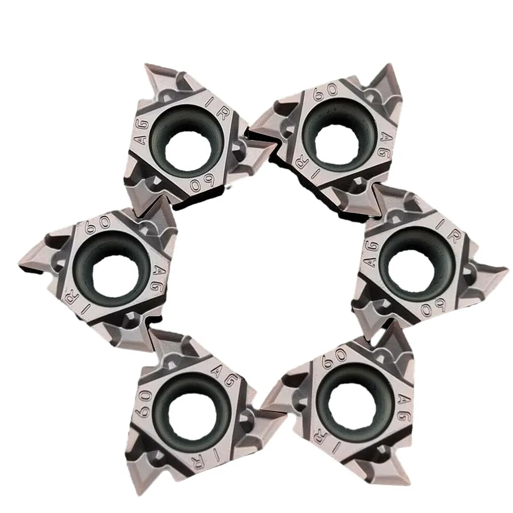 

Cost Saving 10pcs 16IR AG60 Inserts Replace Blades Easily with Wrench for Various Processing Environments