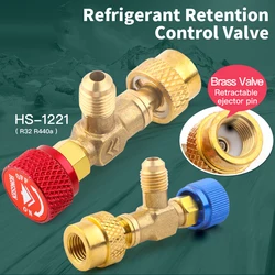 Air conditioning liquid filling valve special safety valve for liquid filling R410/22/32 refrigerant fluoride valve