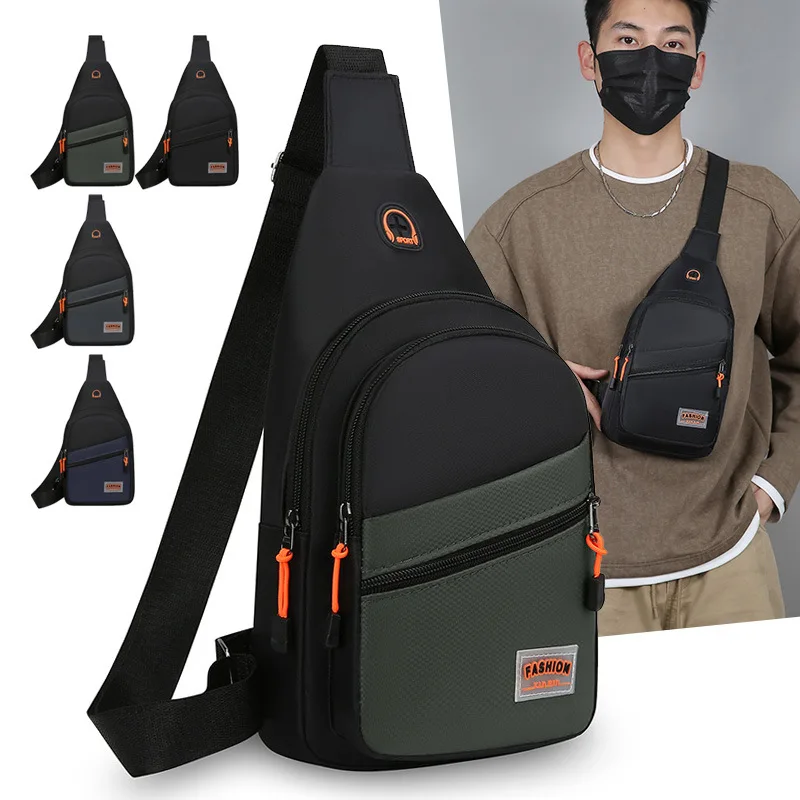 Multi-functional Fashion Chest Bag Outdoor Sports Travel Portable Shoulder Bag Anti-splashing Multi-layer Casual Crossbody Bag